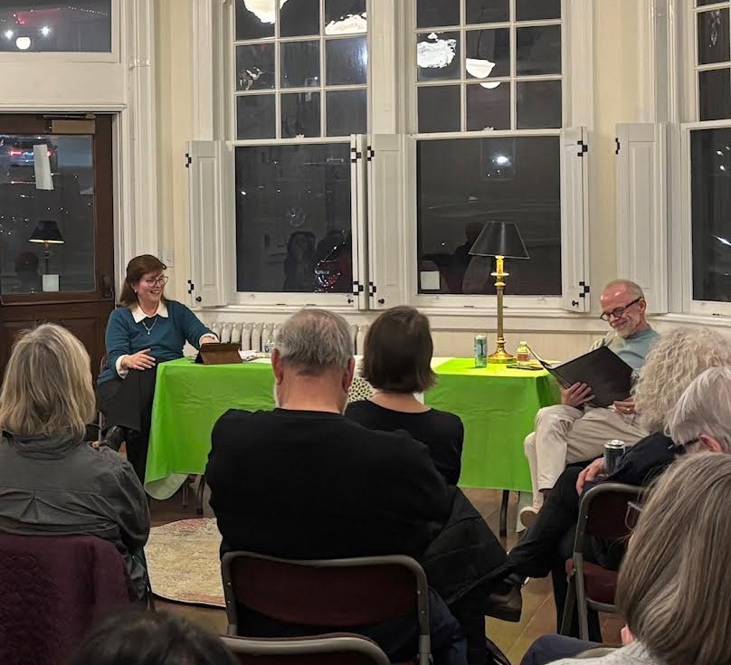 Photo of people at at story reading