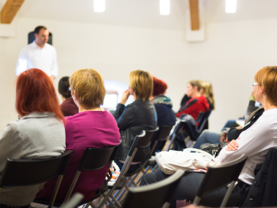 Image of people at a presentation