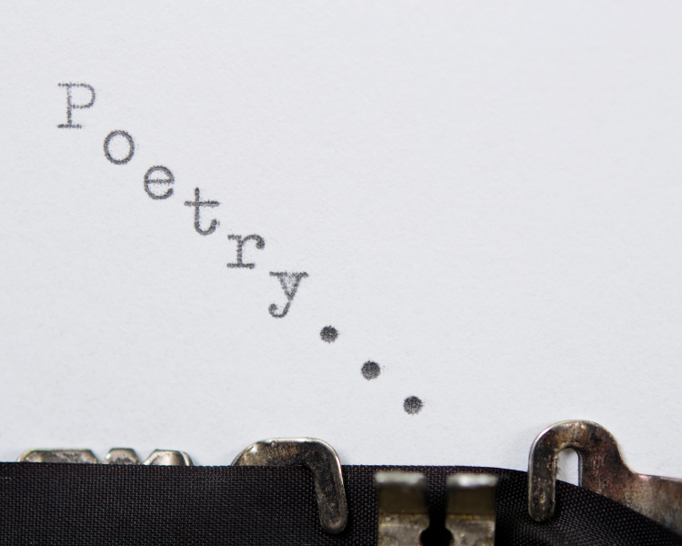 Poetry on typewriter 