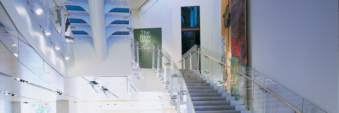 Interior of the Asian Society in NYC