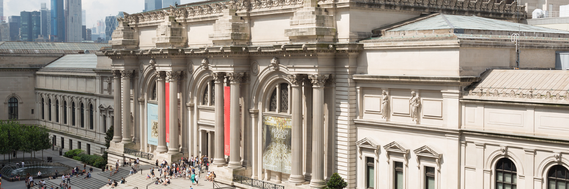 Image of the exterior of the Metropolitan Museum of Art in NYC